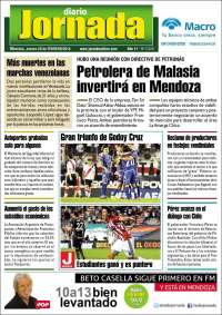 Portada de Diario Jornada (Argentina)