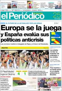 Portada de El Periódico de Aragón (Spain)