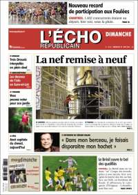 Portada de L'Echo Républicain (France)