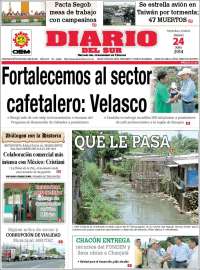 Portada de El Diario del Sur (Mexico)