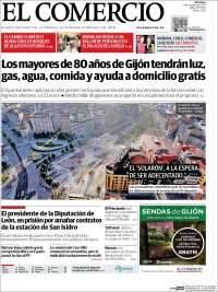 Portada de El Comercio - Gijón (Spain)