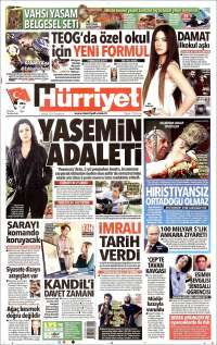 Portada de Hürriyet (Turkey)
