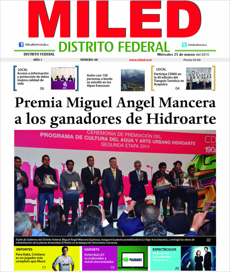 Portada de Miled - Distrito Federal (Mexico)