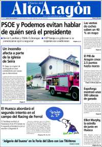 Portada de Diario del AltoAragón (Spain)