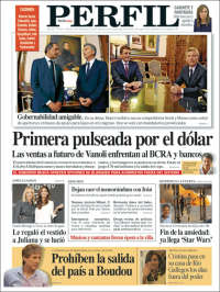 Portada de Diario Perfil (Argentina)