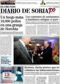 Portada de Diario de Soria (Spain)