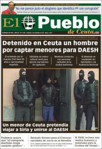 Portada de El Pueblo de Ceuta (Spain)
