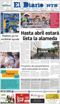 Portada de El Diario NTR (Mexico)