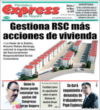 Portada de Periódico Express (Mexico)