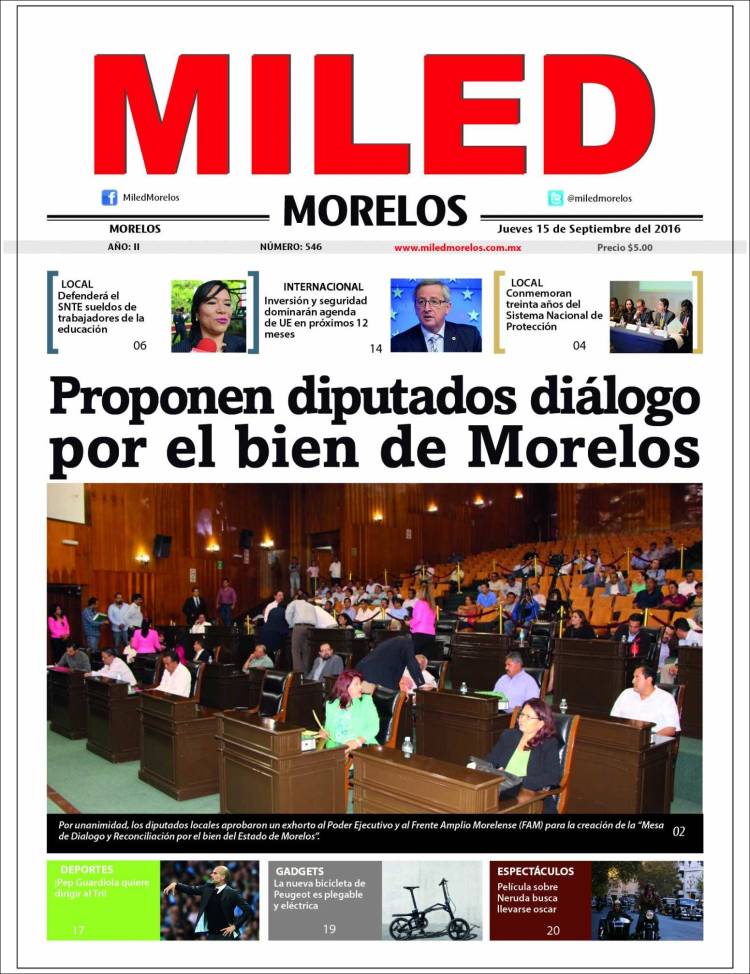 Portada de Miled - Morelos (Mexico)