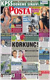 Portada de Posta Gazetesi (Turkey)