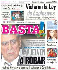 Portada de Diario Basta (Mexico)