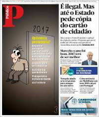 Portada de Público (Portugal)