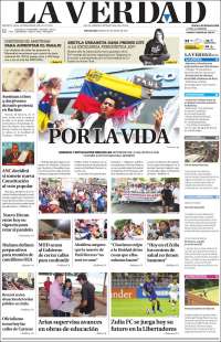 Portada de La Verdad de Zulia (Venezuela)