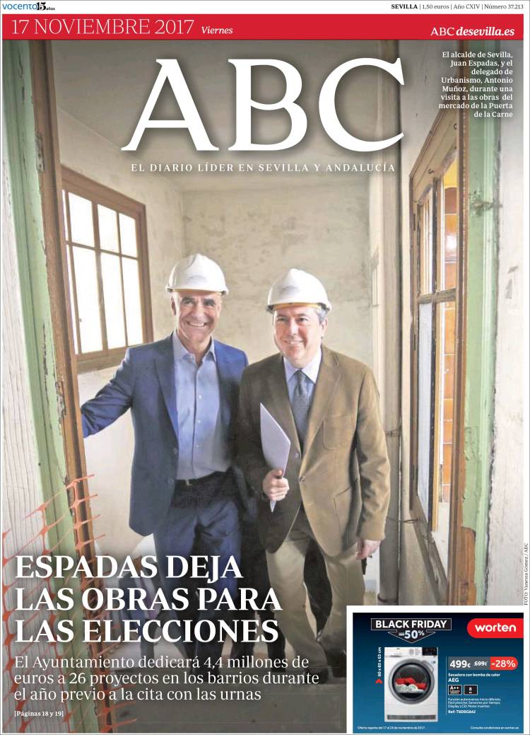 Portada de ABC - Sevilla (Espagne)
