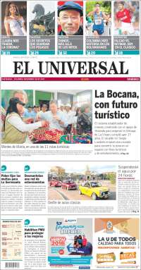 Portada de El Universal (Colombie)