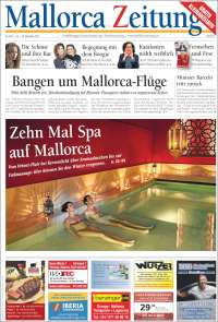 Portada de Mallorca Zeitung (Espagne)