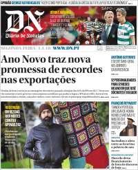Portada de Diário de Noticias (Portugal)