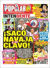 Portada de Diario Popular (Paraguay)