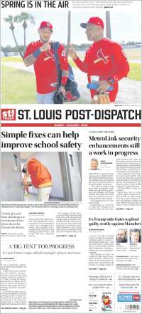 Portada de St. Louis Post-Dispatch (USA)