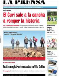 Portada de La Prensa (Chile)