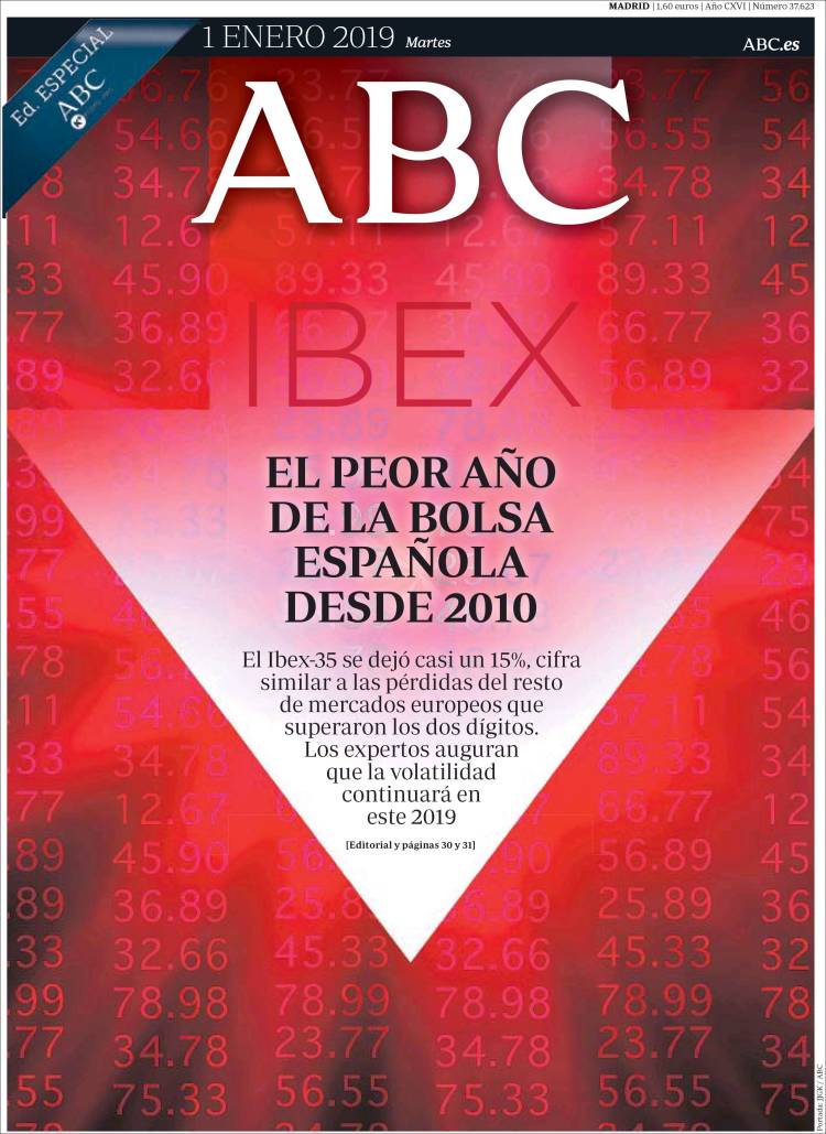 Portada de ABC - Sevilla (Espa&ntilde;a)
