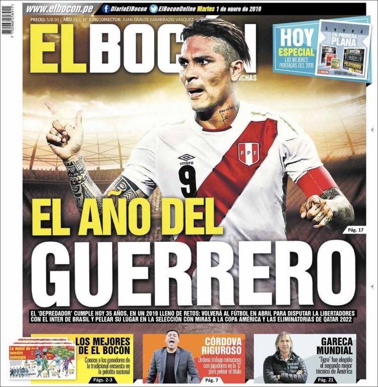 Portada de El Bocón (Per&uacute;)