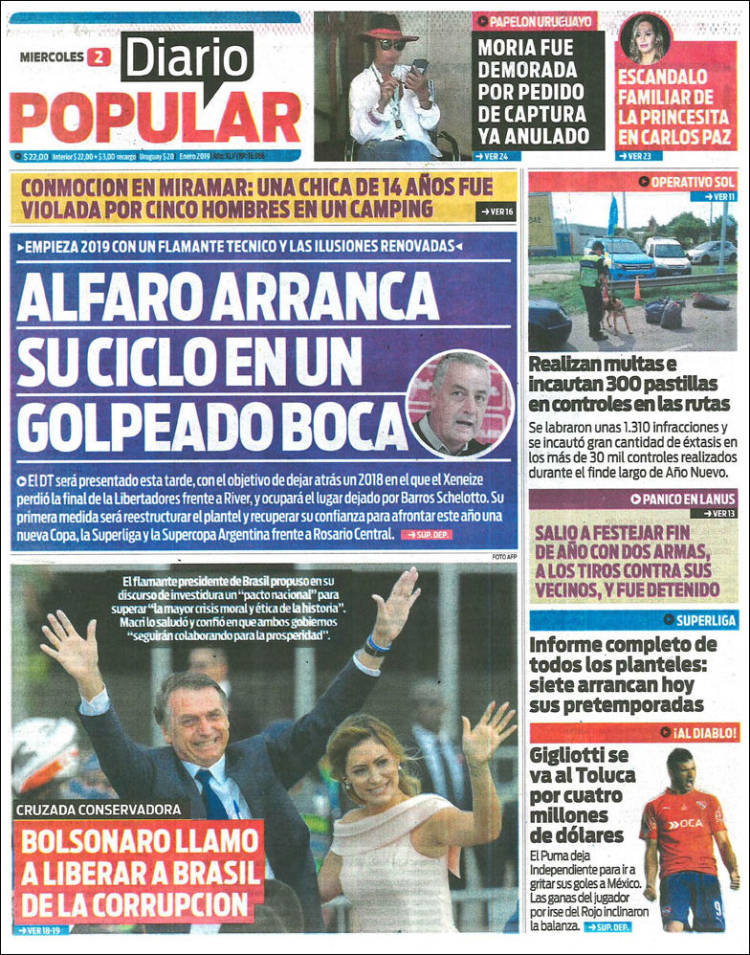 Portada de Diario Popular (Argentina)