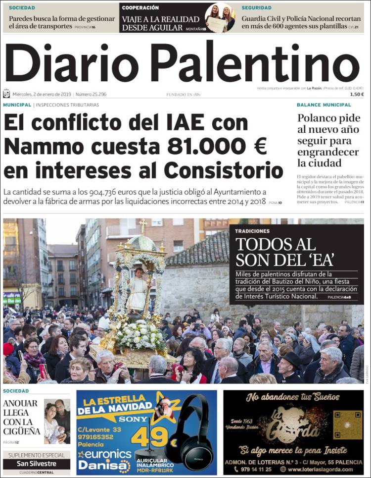 Portada de Diario Palentino (España)