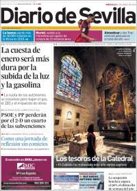 Portada de Diario de Sevilla (España)