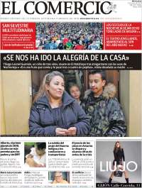 Portada de El Comercio (España)