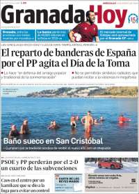 Portada de Granada Hoy (España)