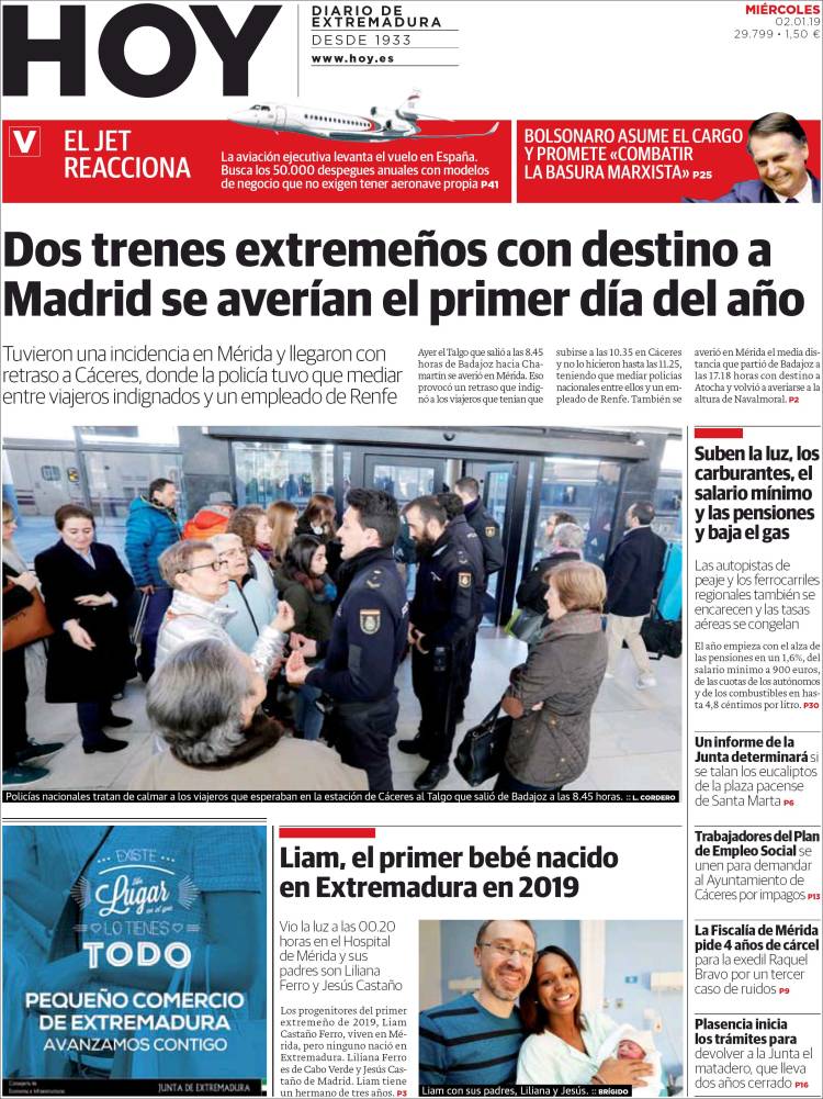 Portada de Hoy - Badajoz (España)