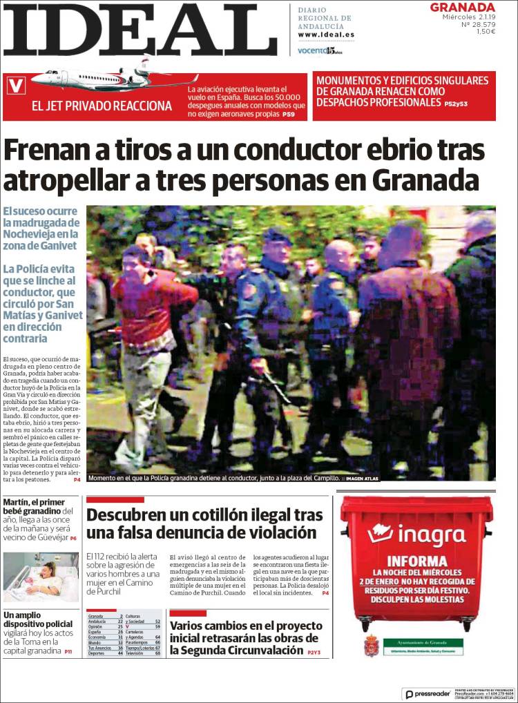 Portada de Ideal (España)