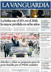 Portada de La Vanguardia (España)