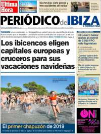 Portada de Periódico de Ibiza (España)