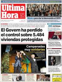 Portada de Última Hora (España)