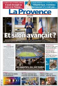 Portada de La Provence (Francia)