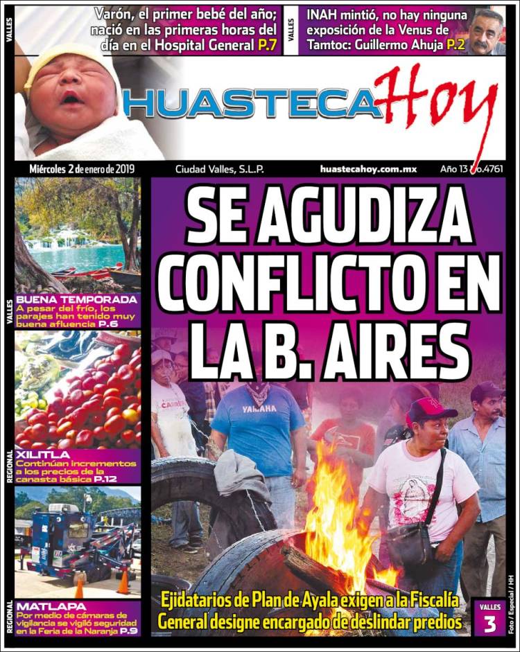 Portada de Huasteca Hoy (Mexico)