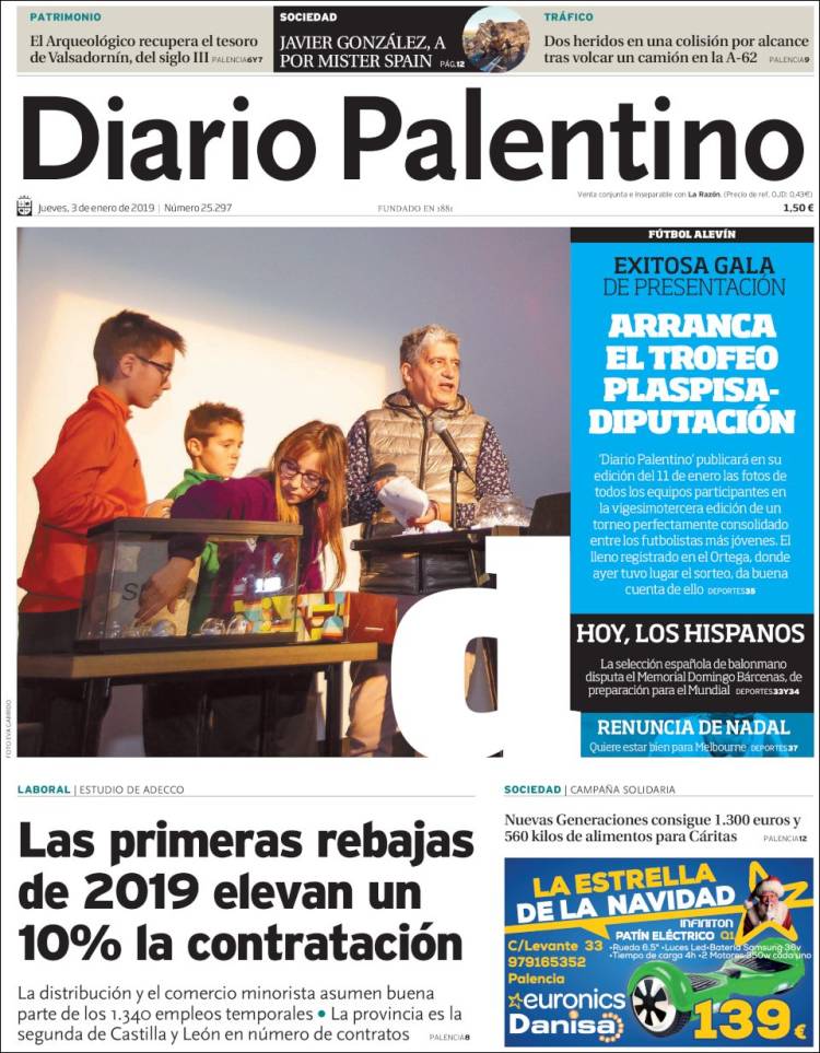 Portada de Diario Palentino (Espa&ntilde;a)