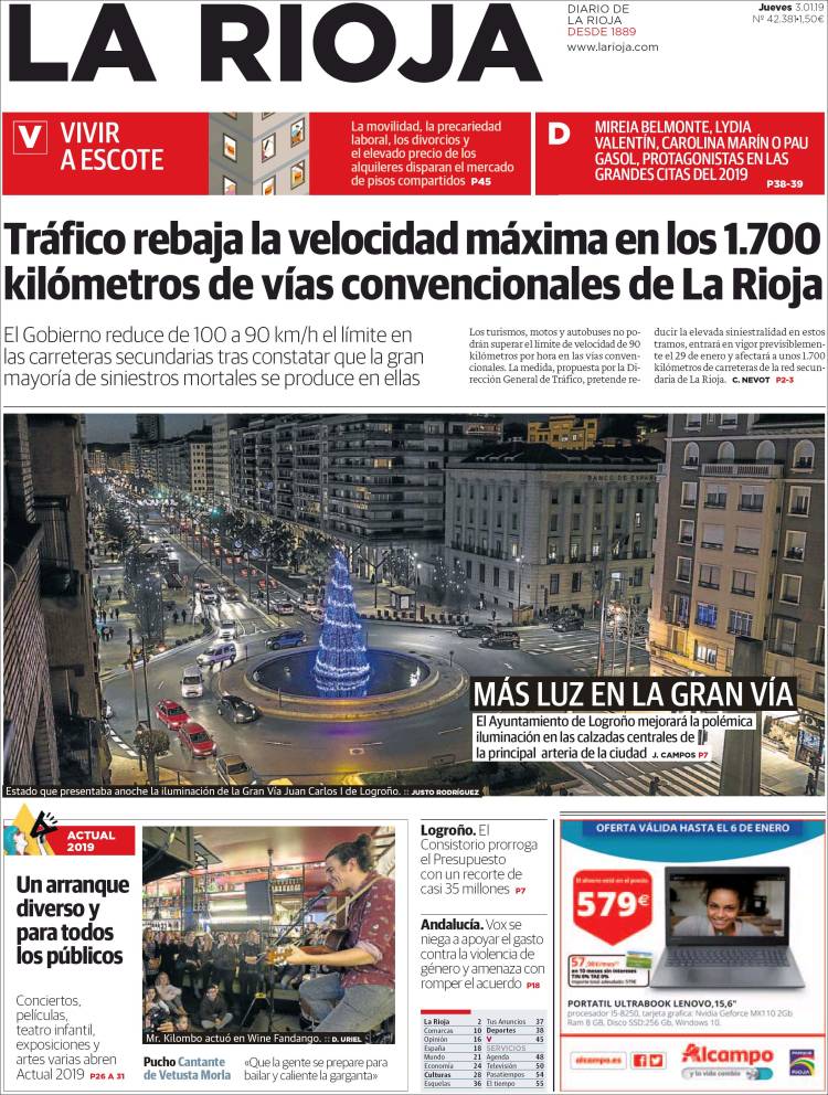 Portada de La Rioja (España)