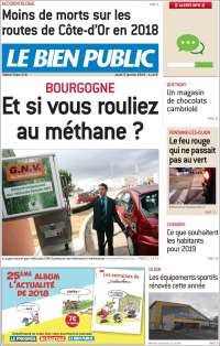 Portada de Le Bien Public (Francia)