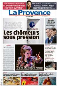 Portada de La Provence (Francia)