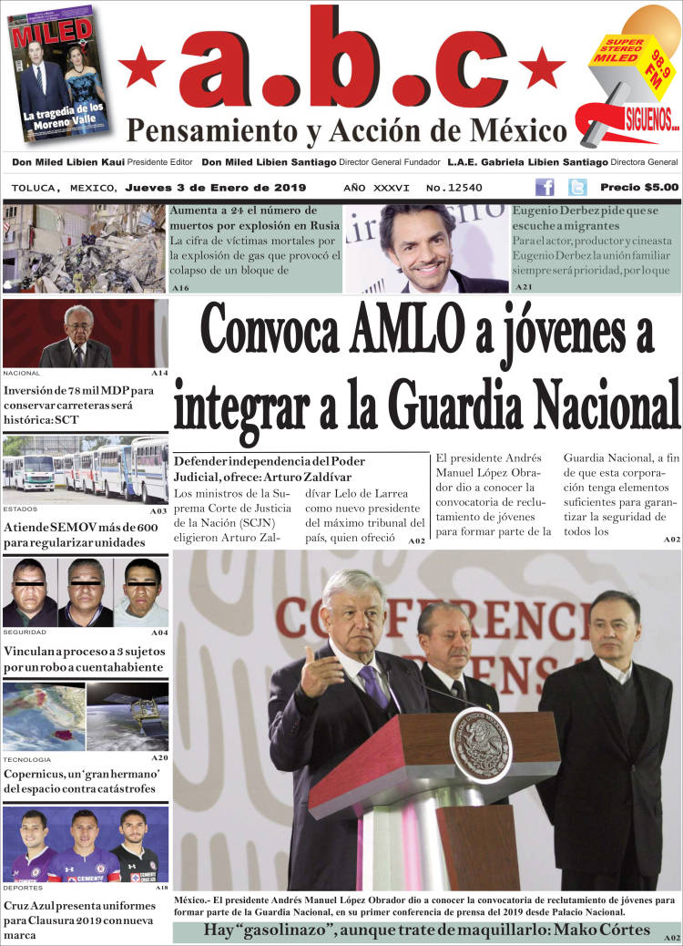 Portada de A.B.C.  (México)