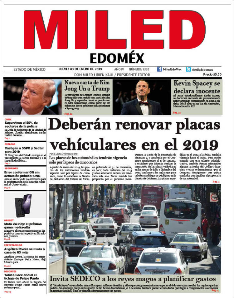 Portada de Miled - Estado de México (México)