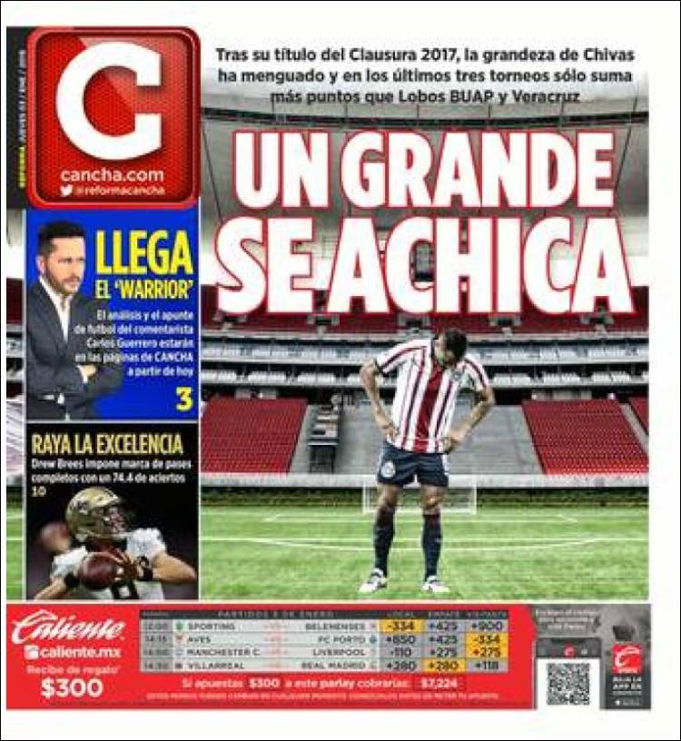 Portada de Cancha (México)