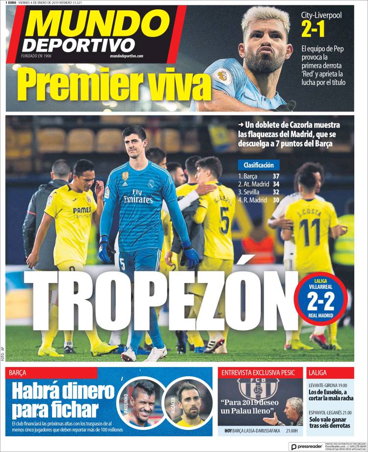 Portada de El Mundo Deportivo (España)