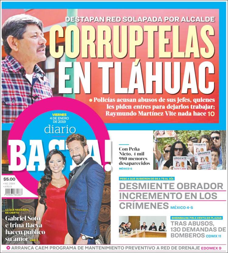 Portada de Diario Basta (M&eacute;xico)