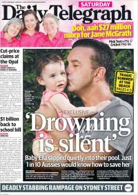 Portada de The Daily Telegraph (Australia)