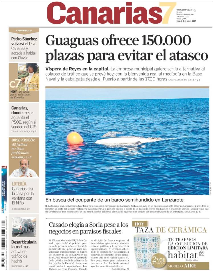 Portada de Canarias 7 - Fuerteventura (Espa&ntilde;a)